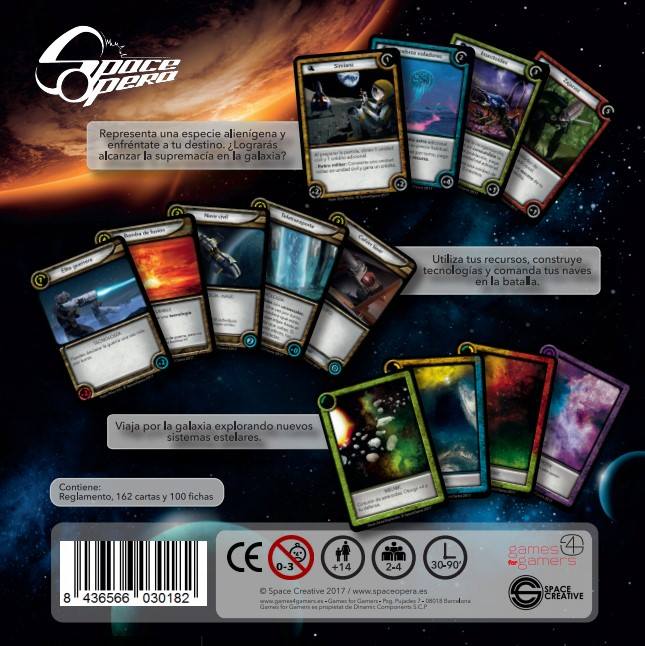 Space Opera juego cartas