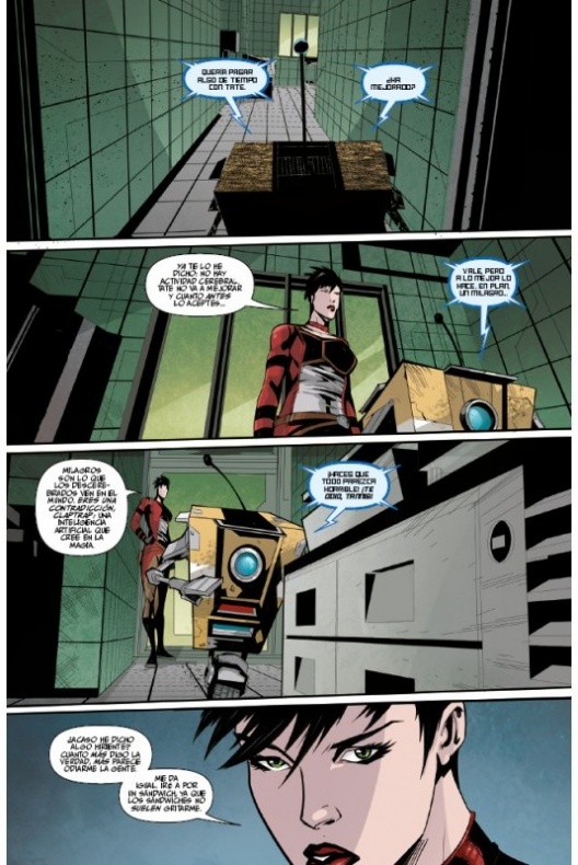 Reseña de 'Borderlands', los cómics basados en el popular videojuego 6 borderlands-03-tannis-y-la-camara