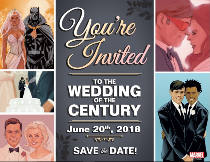 La boda del siglo, Marvel Comics