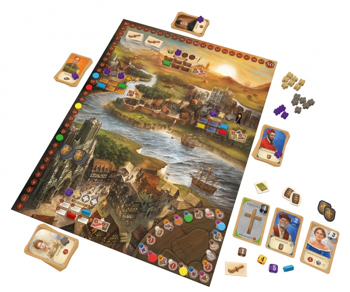 Devir lanza el juego de mesa 'Una columna de fuego' 2 Una columna de fuego, juego Devir