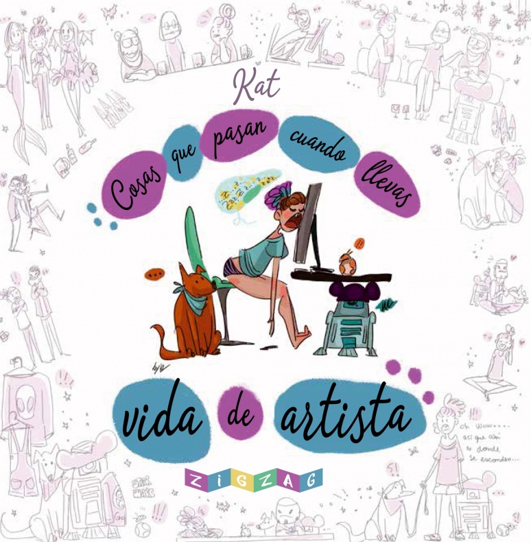 Reseña de 'Cosas que pasan cuando llevas vida de artista' 4 Cosas que pasan cuando llevas vida de artista, Kat, Katia Grifols, Planeta Cómic