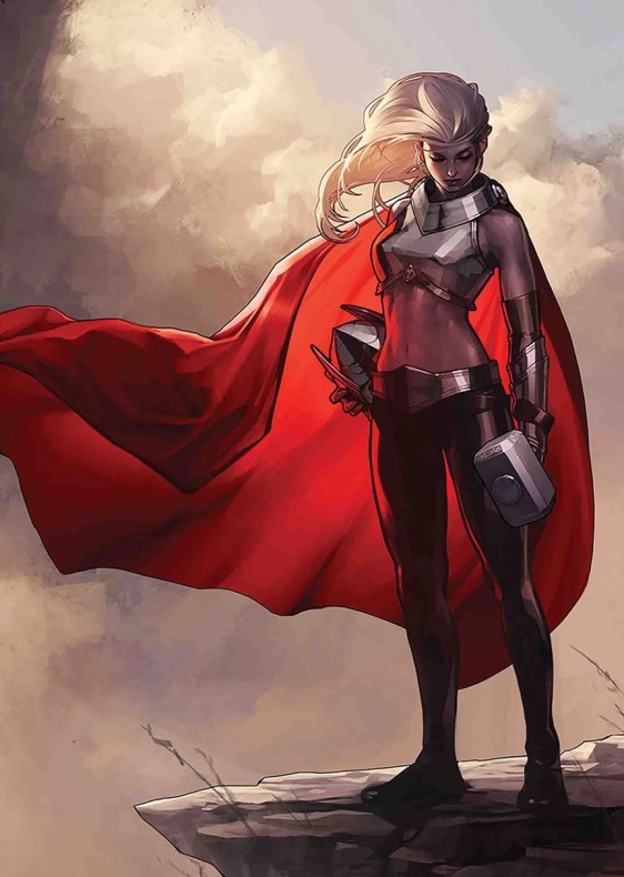 La portada alternativa del 'Mighty Thor' #705 muestra a Jane Foster sin casco 2 Jason Aaron, Marvel Comics, Russell Dauterman