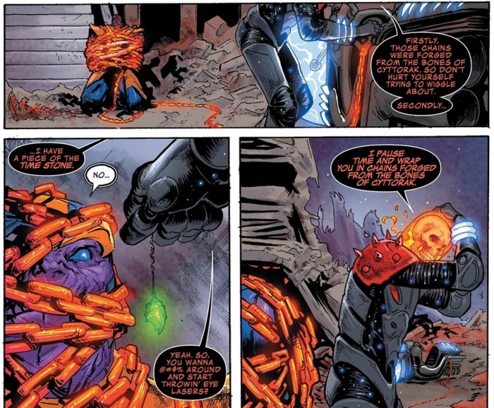 ¿Dónde están las Gemas del Infinito en 'Marvel Legacy'? 4 Thanos comic gema tiempo