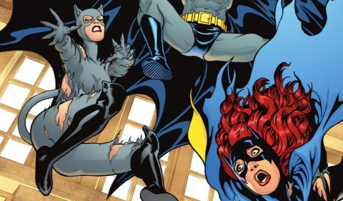 Batgirl, Batman, Catwoman, DC Comics, ECC Ediciones, Fabian Nicieza, Kevin Maguire, La gata y el murciélago