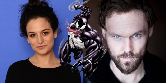 Jenny Slate y Scott Haze en Venom