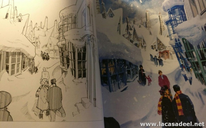 Reseña de 'El arte de Harry Potter' 1 Arte de Hogsmeade