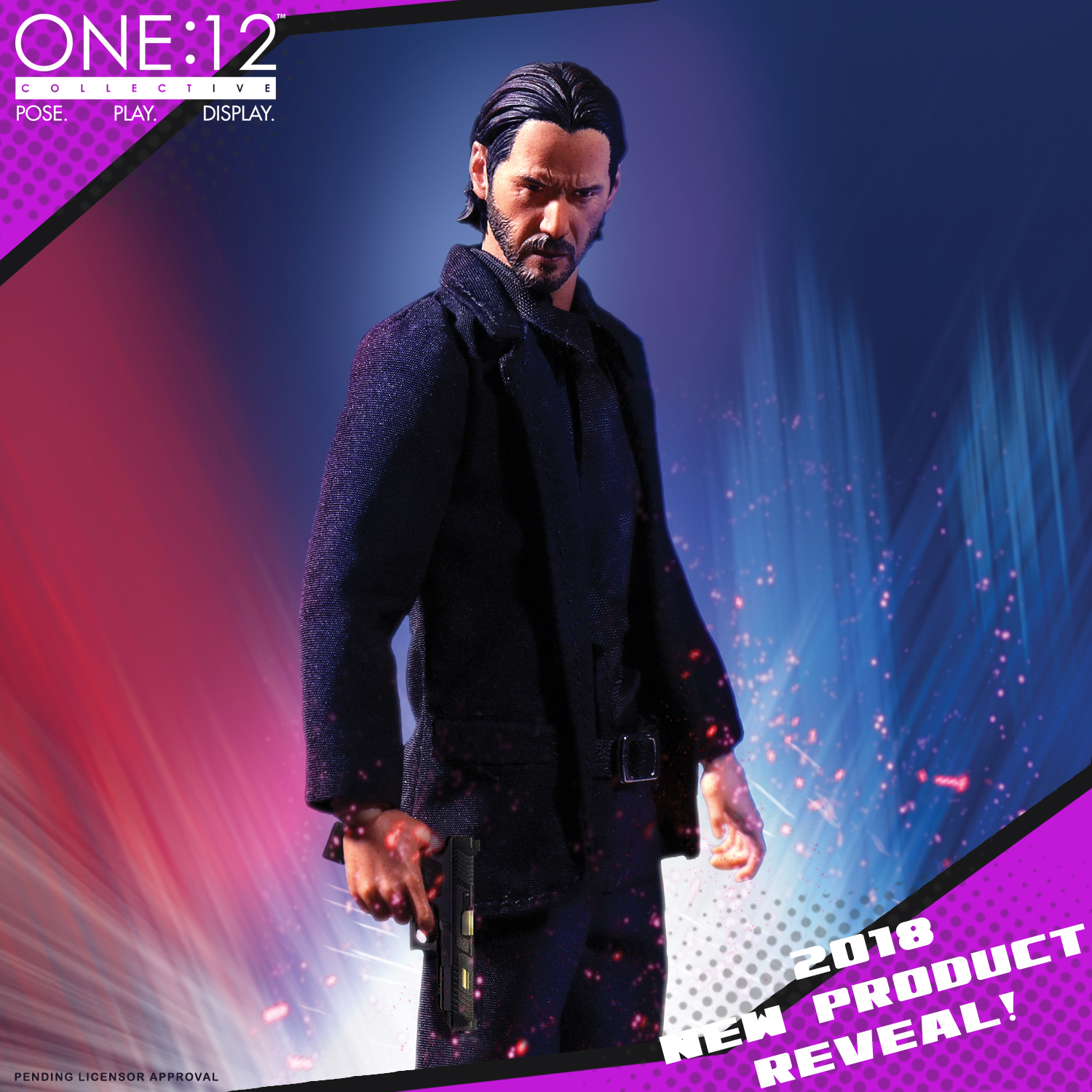 Mezco anuncia una figura de 6 pulgadas basada en John Wick 2 John Wick, Mezco, Toy Fair 2018