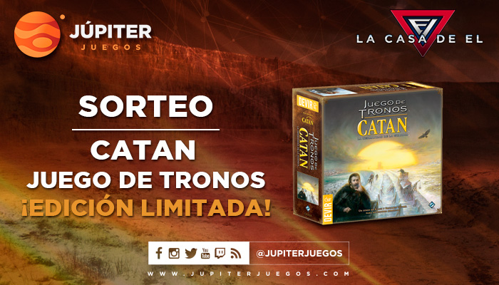 SORTEO del juego de mesa 'Catán: Juego de Tronos' 1 Sorteo Catán Juego de Tronos