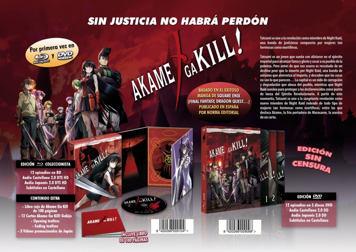 Reseña de 'Akame ga Kill' (Episodios 1 a 12) 5 akame ga kill 1 2