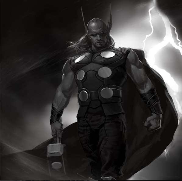 Arte conceptual, Black Panther, Capitán América, Concept art, Gamora, Hela, Loki, Marvel, Nébula, Thanos, Thor, Visión