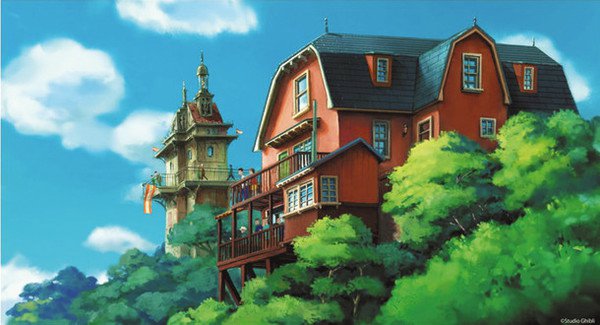 Concept Art y año de apertura del Parque Temático de Ghibli 1 parkart ghibli