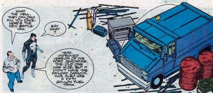 El Furgón Blindado del Castigador 3 Castigador, Frank Castle, Furgón Blindado