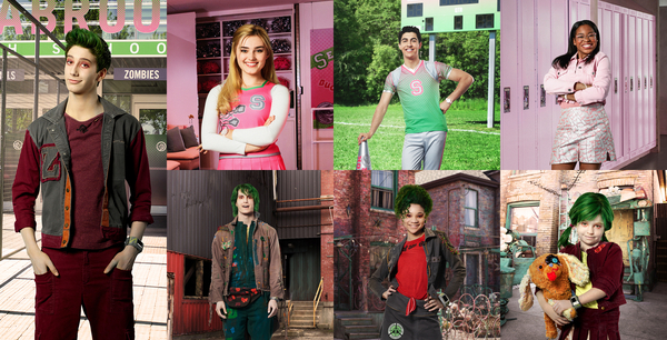 Addison, Meg Donnelly, Milo Manheim, Paul Hoen, Z-O-M-B-I-E-S, Zed