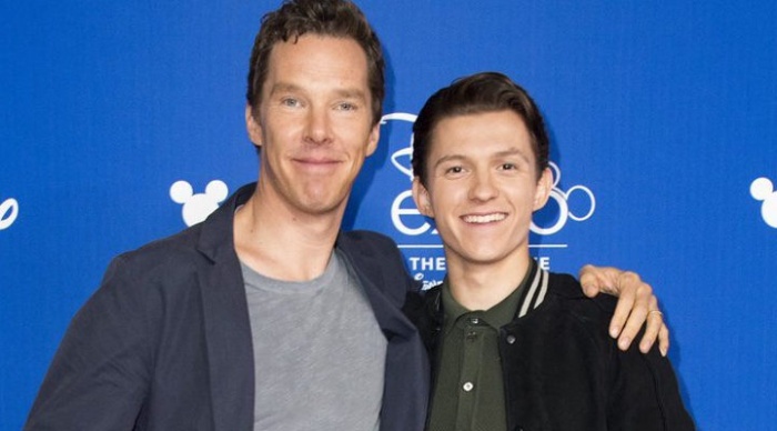 Tom holland y benedict Cumberbatch