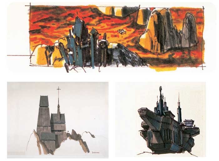 Se conocerá el origen del castillo de Darth Vader en los cómics 2 Vader castillo concept art