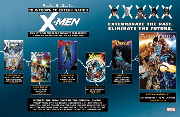 Marvel revela nuevos datos sobre 'Extermination', evento veraniego protagonizado por los X-Men 2 Extermination, X-Men