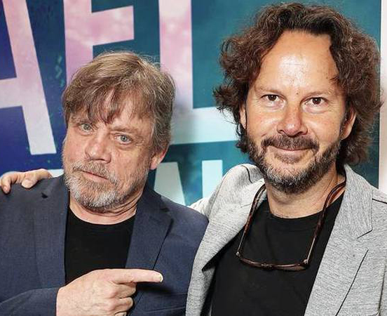 Mark Hamill y Ram Bergman en el Festival de Cine Israelí de Los Ángeles