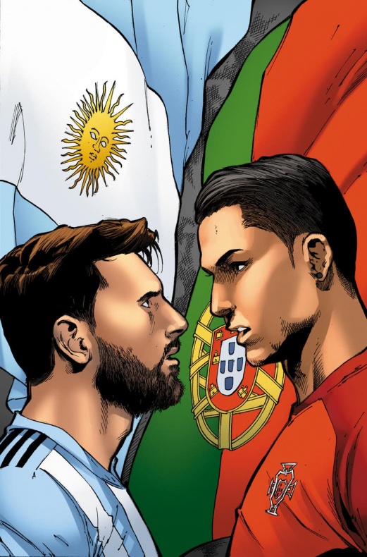 Marvel lanzará una línea de cómics dedicada a la Copa Mundial de fútbol 2 Messi-CR7