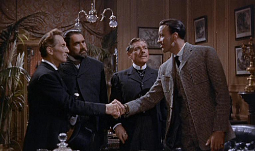 El Videoclub: El perro de Baskerville 2 Christopher Lee, El perro de Baskerville, Peter Cushing, Sherlock Holmes, Terence Fisher