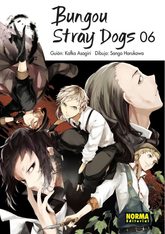 Reseña de 'Bungou Stray Dogs' #4 a #6 3 Bungou Stray Dogs, Kafka Asagiri, Norma Editorial, Sango Harukawa