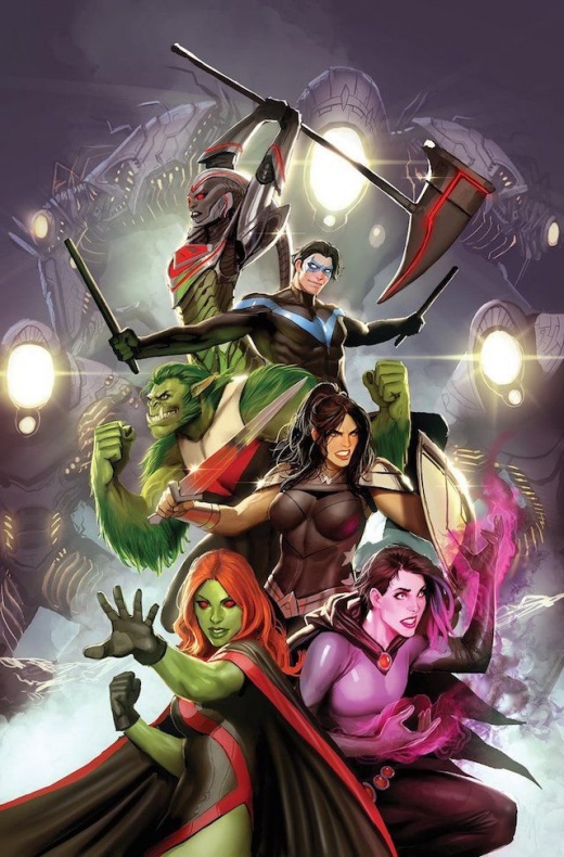 Raven estrena nuevo traje en una de las próximas portadas de 'Titans' 2 Portada Titnas