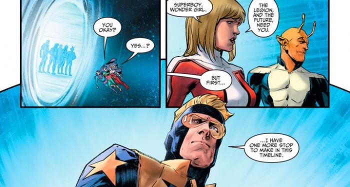 Conocido grupo de superhéroes hace su debut en el nuevo número de 'Injustice 2' 4 Booster Gold Injustice 2