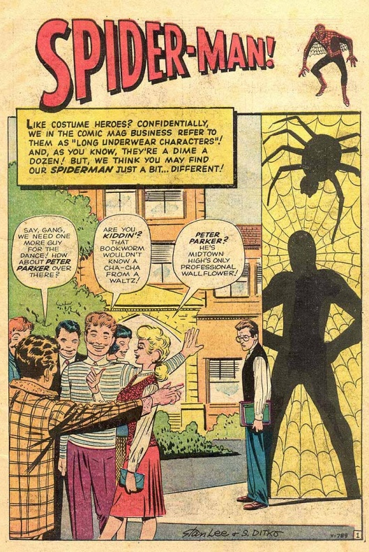 Jack Kirby, Martin Goodman, Peter Parker, Spider-man, Spiderman, Stan Lee, Steve Ditko