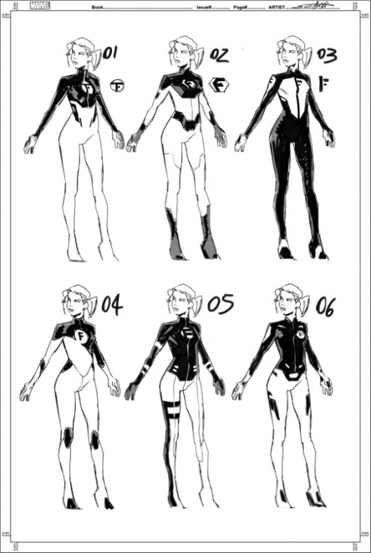 Descubre los diseños de Valerio Schiti para los Fantastix 2 FF Schiti