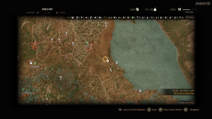 The Witcher 3 - Wild Hunt mapa