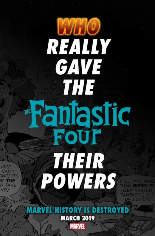 Marvel Comics - teaser Destroyed Fantastic Four