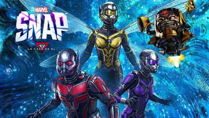 Marvel Snap - Quantumania - UCM - Ant-Man - La Avispa - Kang