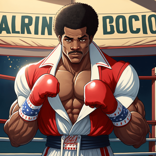 Apollo Creed anime IA