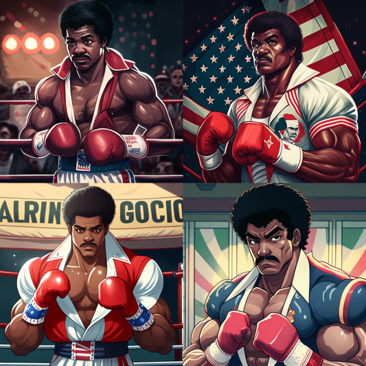 Apollo Creed anime IA