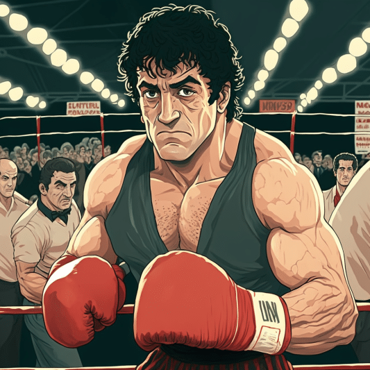 Rocky Balboa anime IA