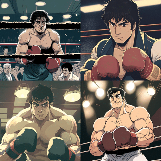 Rocky Balboa anime IA