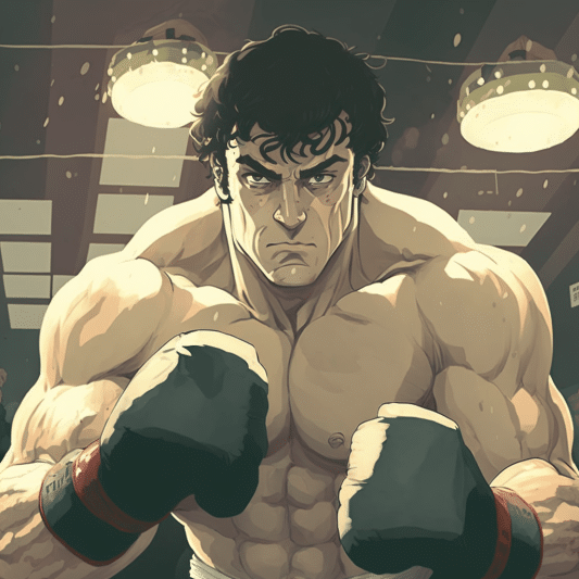 Rocky Balboa anime IA