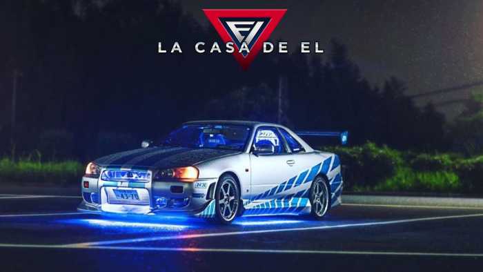 LEGO + Paul Walker - Nissan - Nissan Skyline R34 GTR - Fast and Furious - Fast & Furious