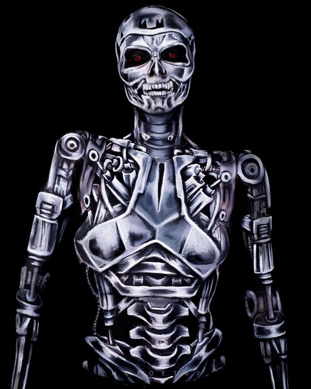 Cosplay de Terminator - Melissa Croft - T-800