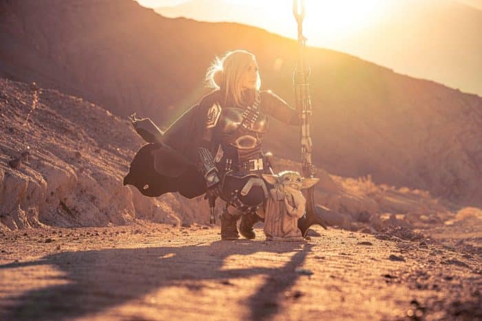Cosplay de The Mandalorian - Jessica Nigri - Star Wars - The Mandalorian - Cosplay Star Wars