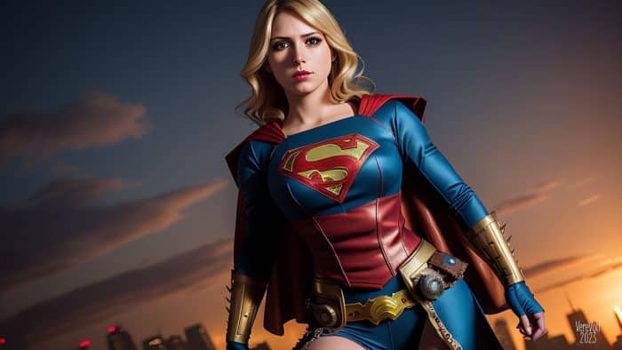 Supergirl - Multiverso - DCU - Midjourney - Inteligencia Artificial