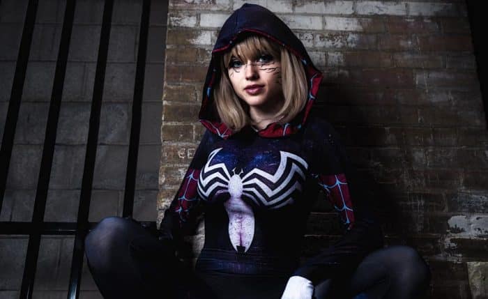 Cosplay de Gwenom - Spider-Gwen - Amouranth - Cosplay