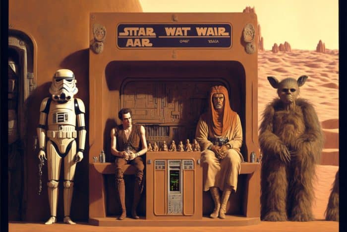 Star Wars - Wes Anderson - Midjourney