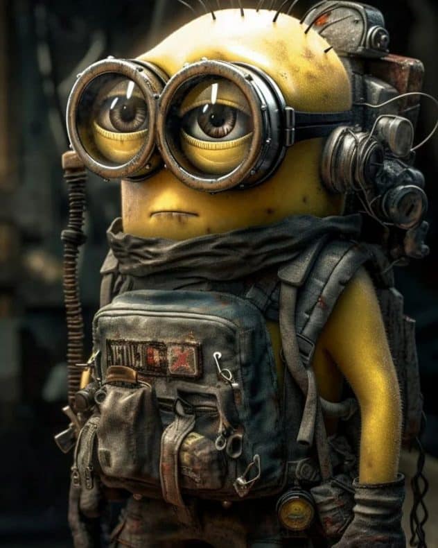 Los Minions - Los Minions Postapocalipticos - Midjourney