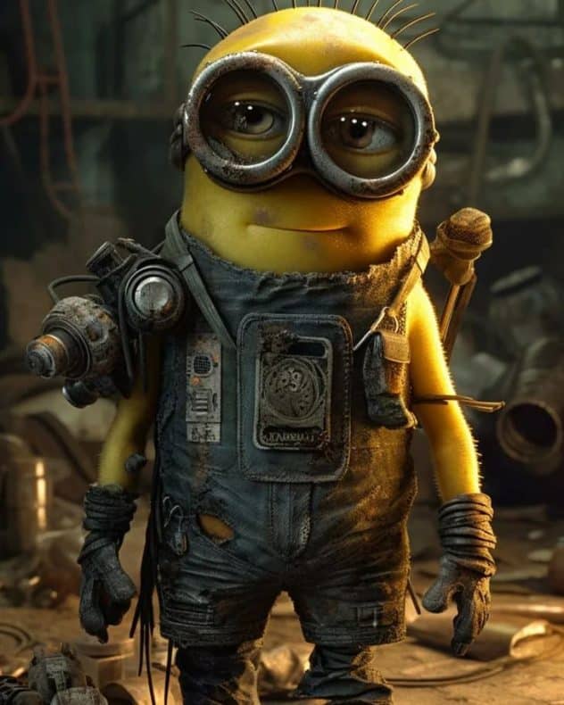 Los Minions - Los Minions Postapocalipticos - Midjourney