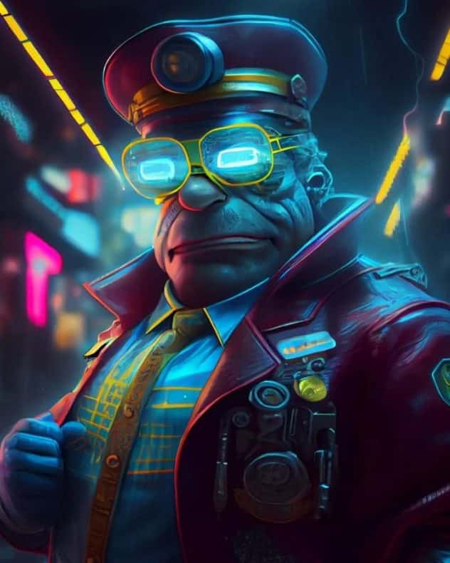 Los Simpson: Midjourney le da un toque ciberpunk a 10 de sus personajes