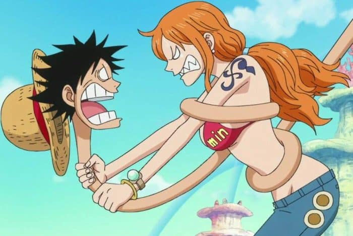 One Piece Luffy Nami