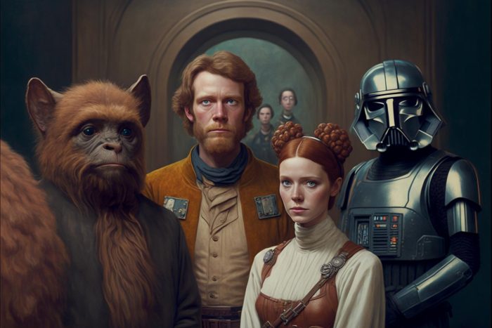 Star Wars - Wes Anderson - Midjourney