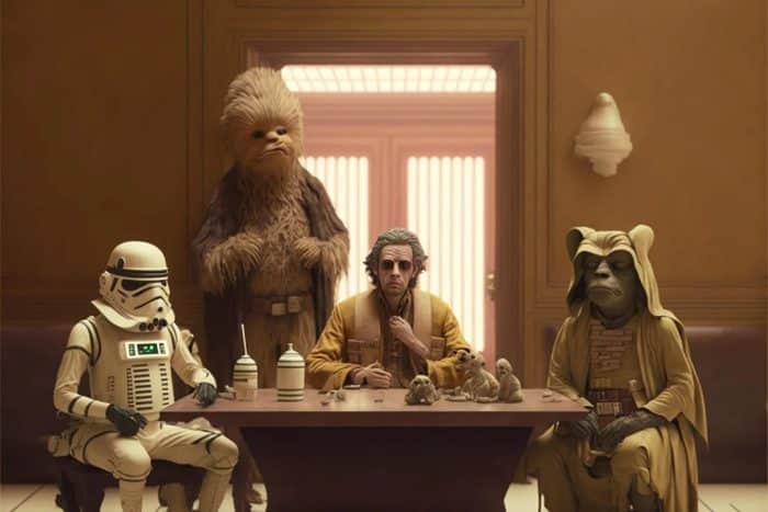 Star Wars - Wes Anderson - Midjourney