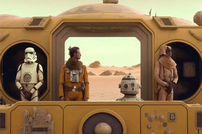 Star Wars - Wes Anderson - Midjourney