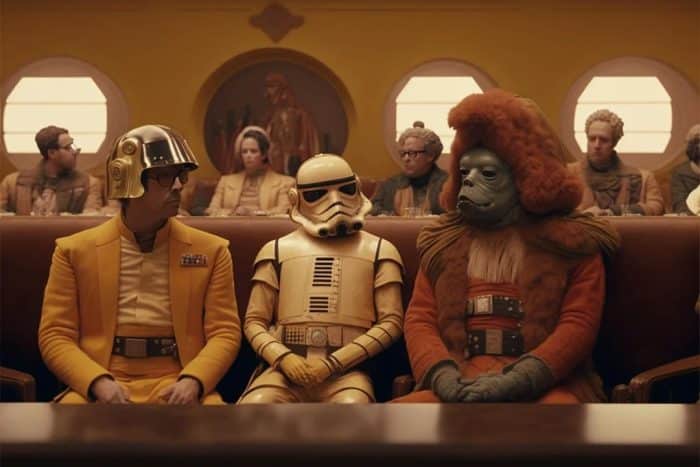 Star Wars - Wes Anderson - Midjourney